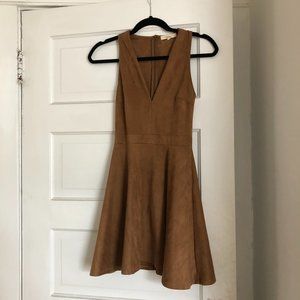 Eight Sixty Faux Suede Tank Dress